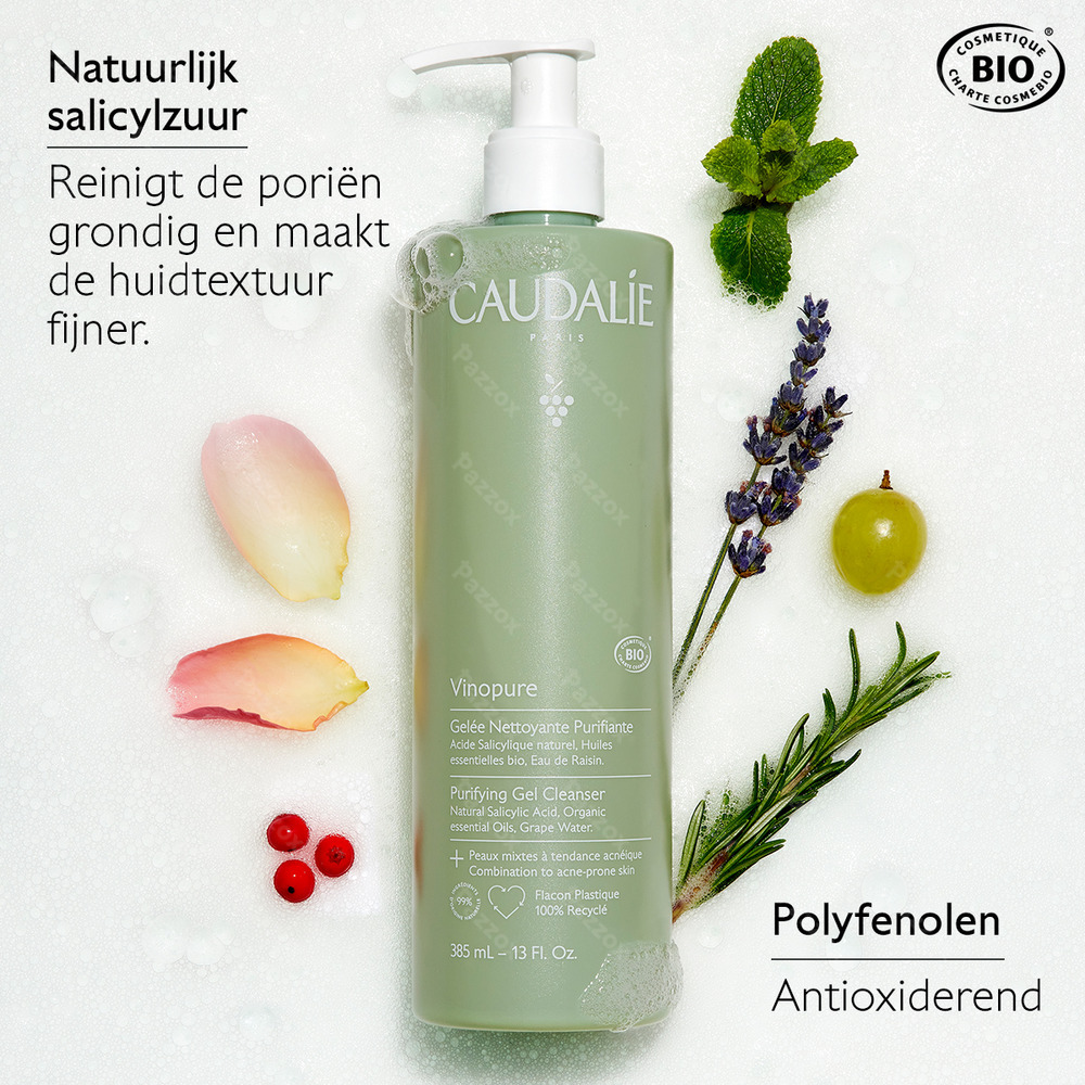 Caudalie Vinopure Zuiverende Reinigingsgel 385ml