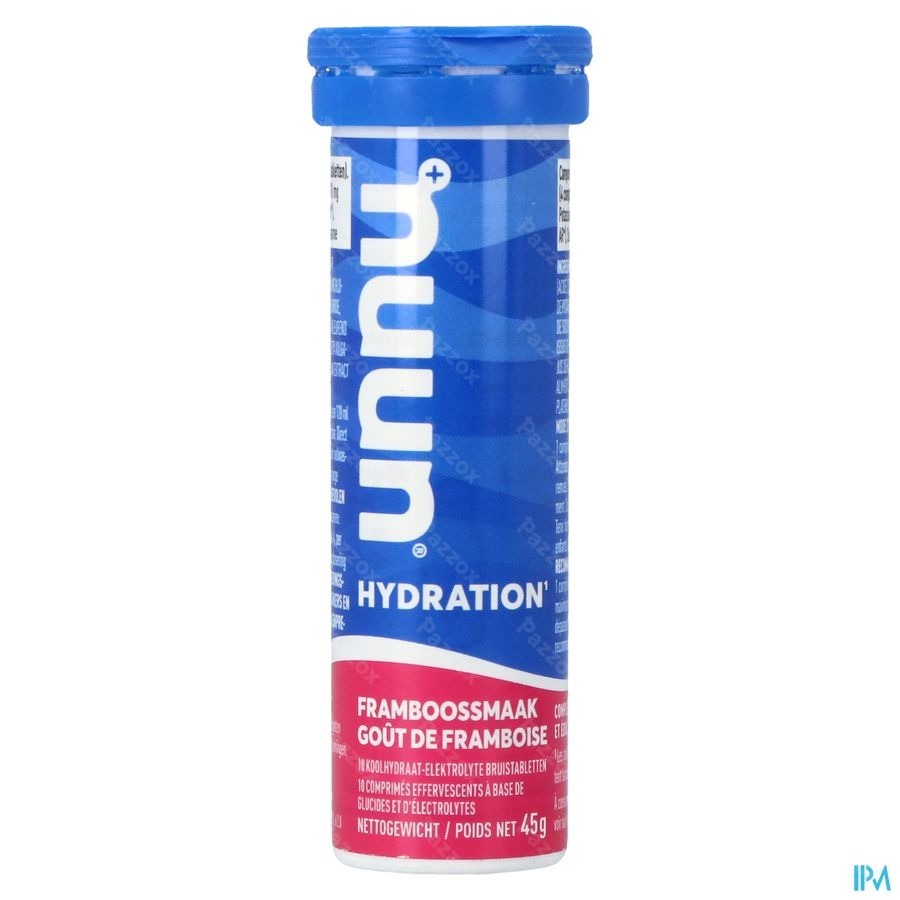 Nuun Hydratation Gout Framboise 10 Comprimés Effervescents