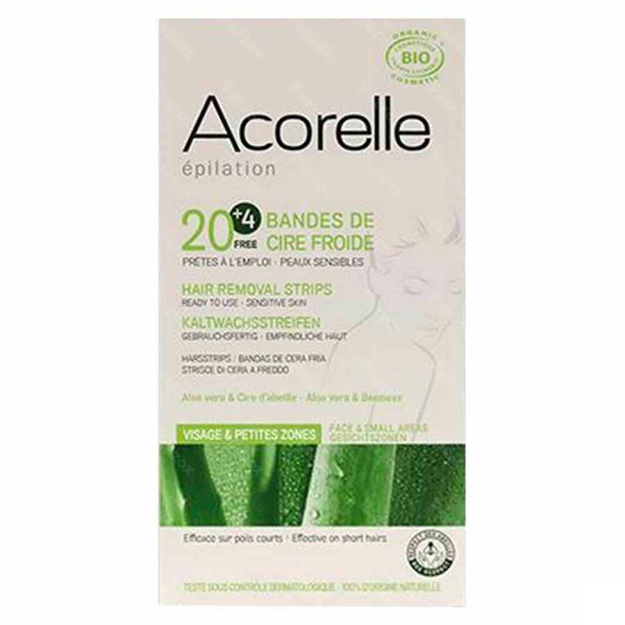 Acorelle Haarsstrips Gezicht 2x12