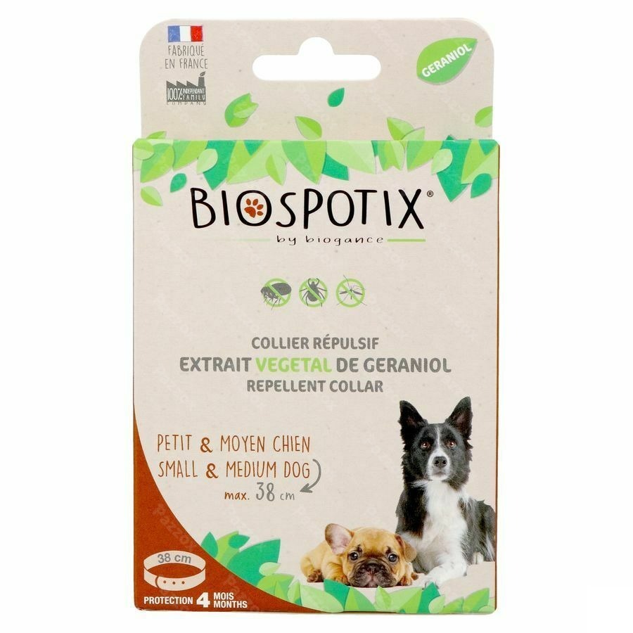 Biospotix Halsband Repulsief Puppy-hond S-m 38cm
