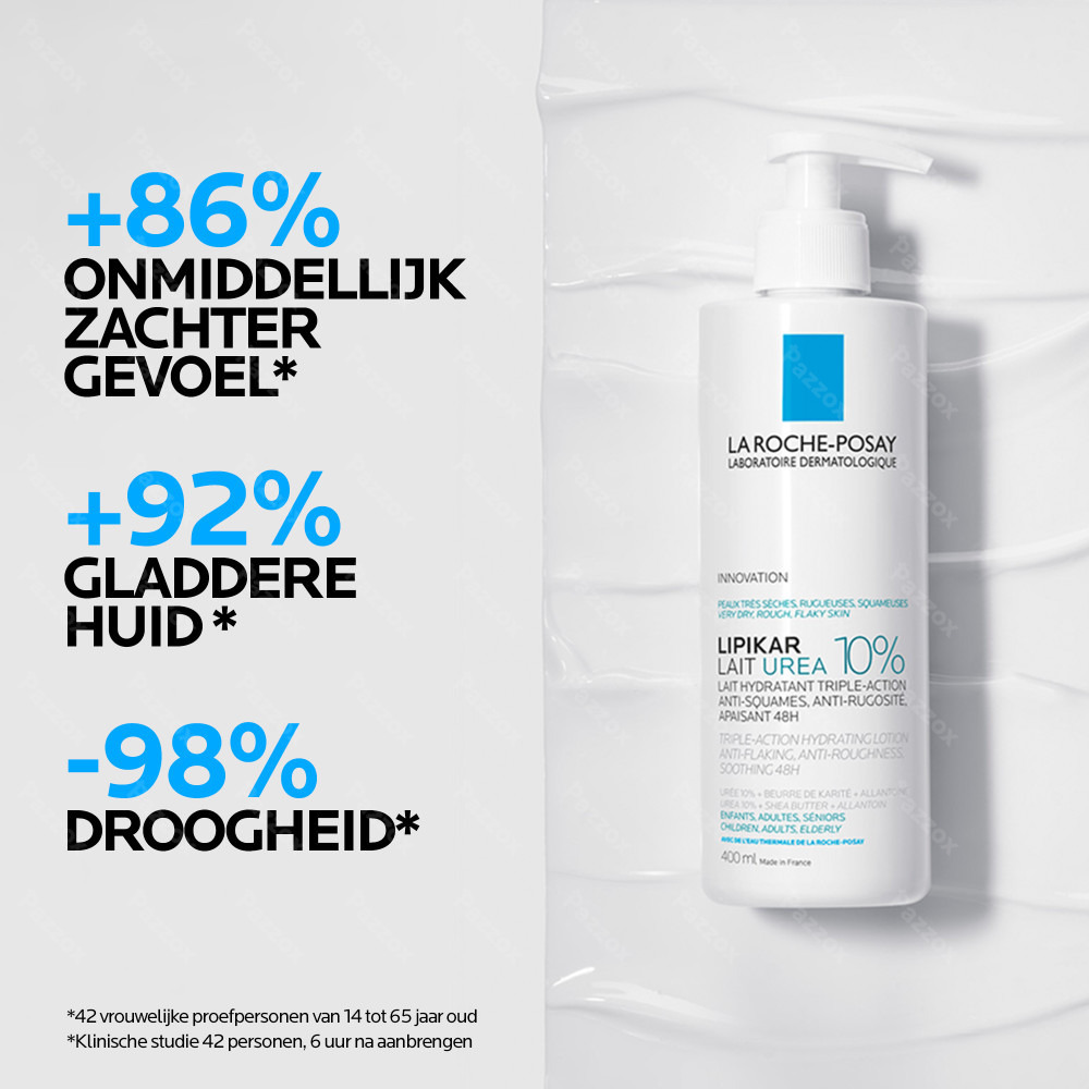 La Roche-Posay Lipikar Urea 10% Lichaamsmelk Droge tot Zeer Droge Huid 400ml