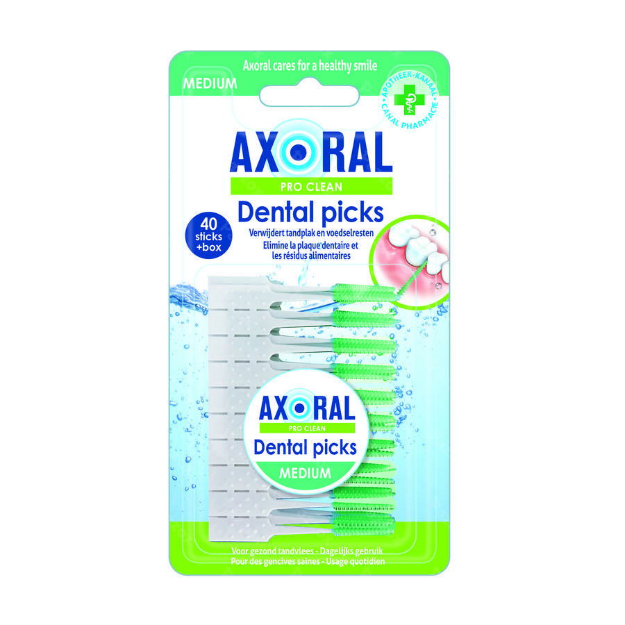 Axoral Pro-Clean Brosse Interdent Medium 40 Pièces