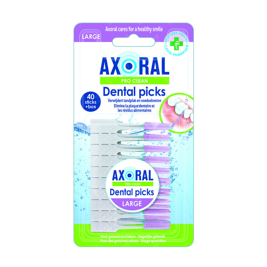 Axoral Pro-Clean Brosse Interdent Large 40 Pièces