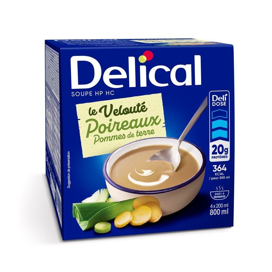 Delical Soep Prei, Aardappelen en Room 4x200ml