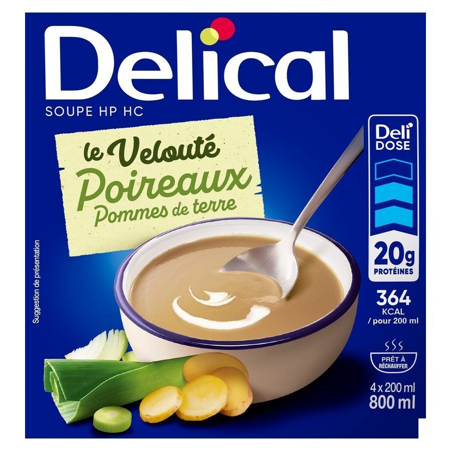 Delical Soep Prei, Aardappelen en Room 4x200ml
