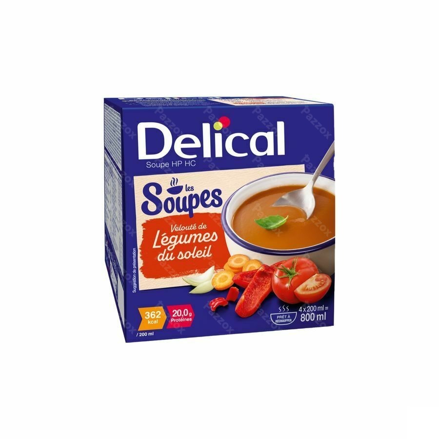 Delical Velouté Van Groenten Van De Zon 4x200ml