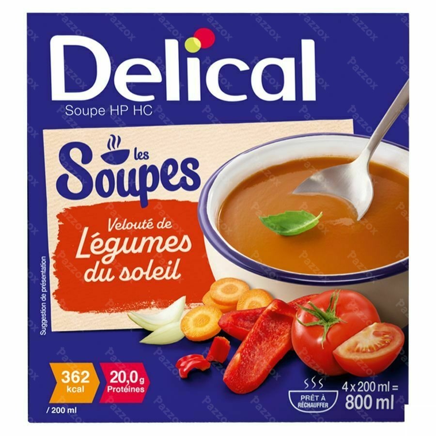 Delical Velouté Van Groenten Van De Zon 4x200ml