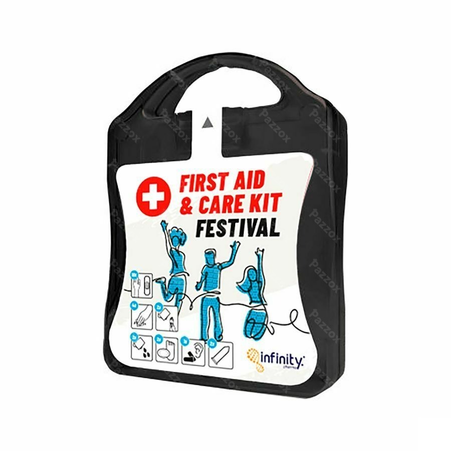 Festival First Aid&care Kit Black Box 23 Prod.