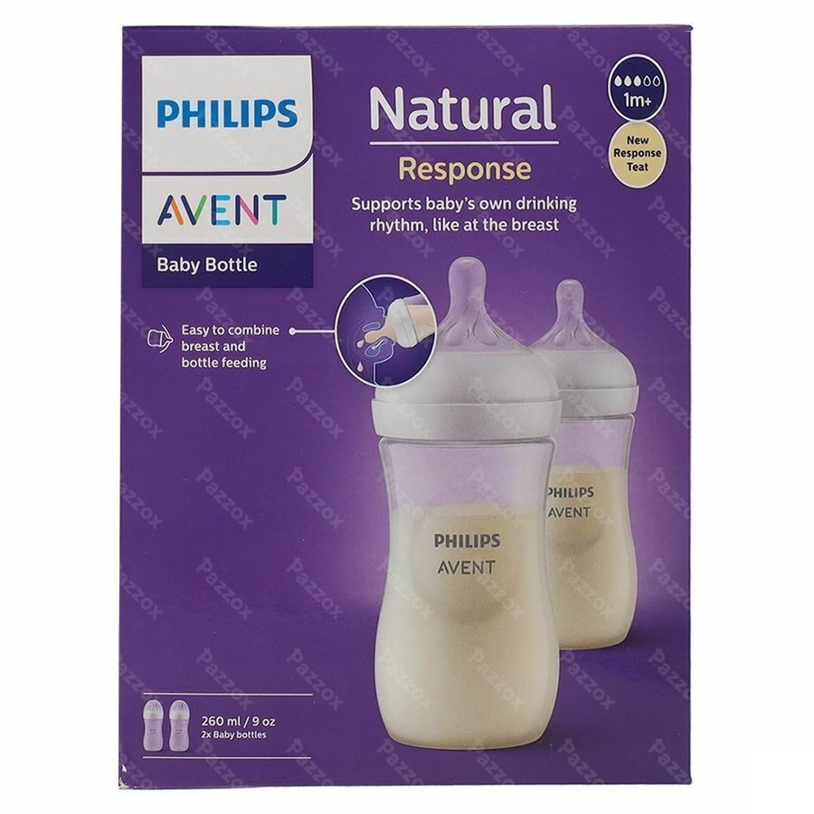 Avent Natural Response 3.0 Zuigfles Duo 2x260ml