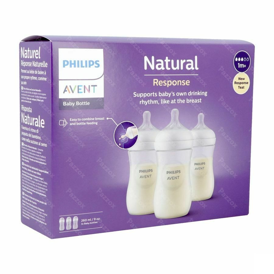 Philips Avent Natural 3.0 Biberon Trio 3x260ml