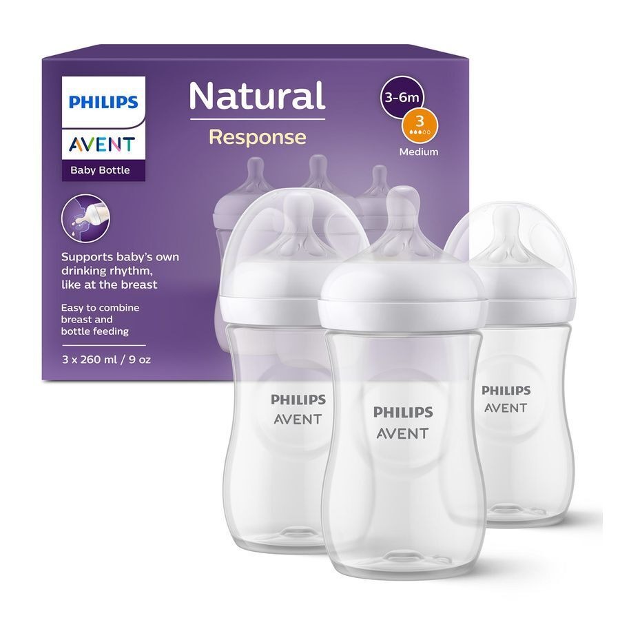 Avent Natural Response 3.0 Zuigfles Trio 3x260ml