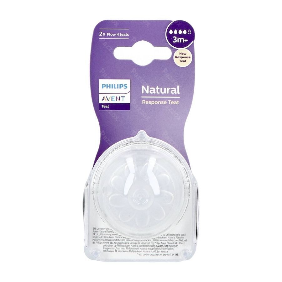 Avent Natural Response 3.0 Zuigspeen 3m+ T4