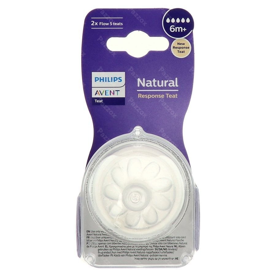 Avent Natural Response 3.0 Zuigspeen 6m+ T5
