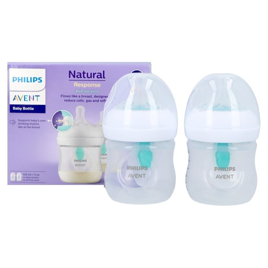 Avent Natural Response Airfree Biberon Duo 2x125ml