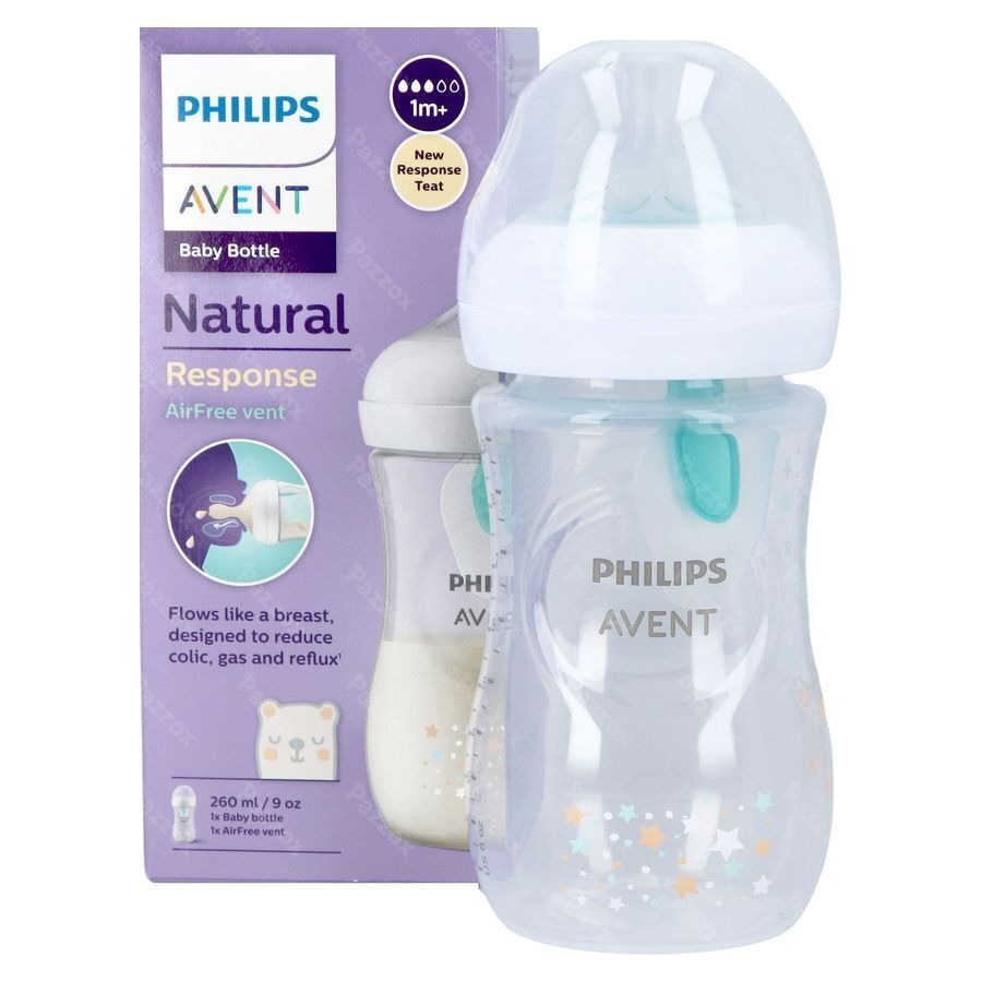 Avent Natural Response Airfree Biberon Ours 260ml