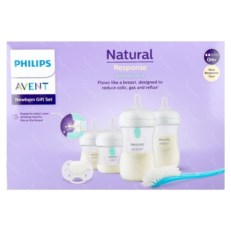 Avent Natural Airfree Kit Nouveau-ne Biberons 4