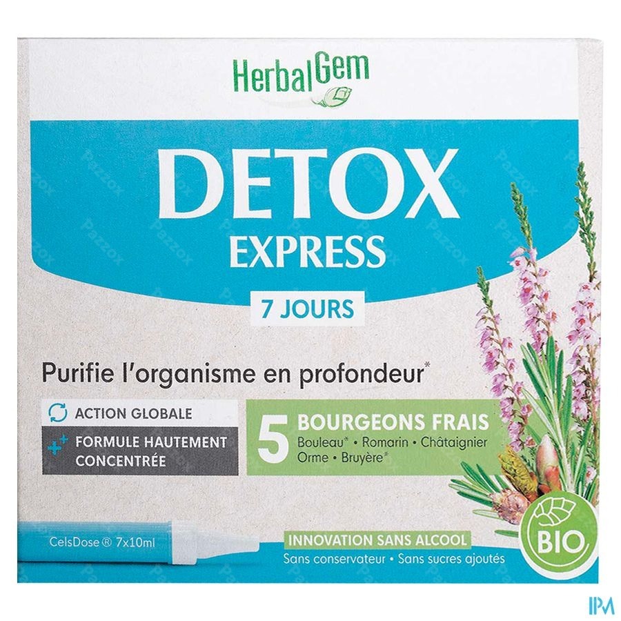 Herbalgem Detox Express Monodose 7x10ml