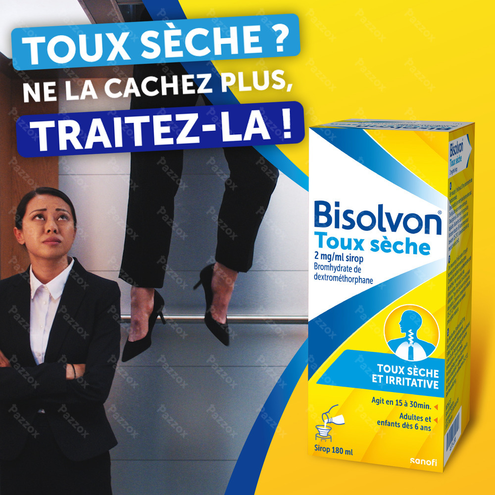 Bisolvon Toux Sèche 2mg/ml Sirop 180ml