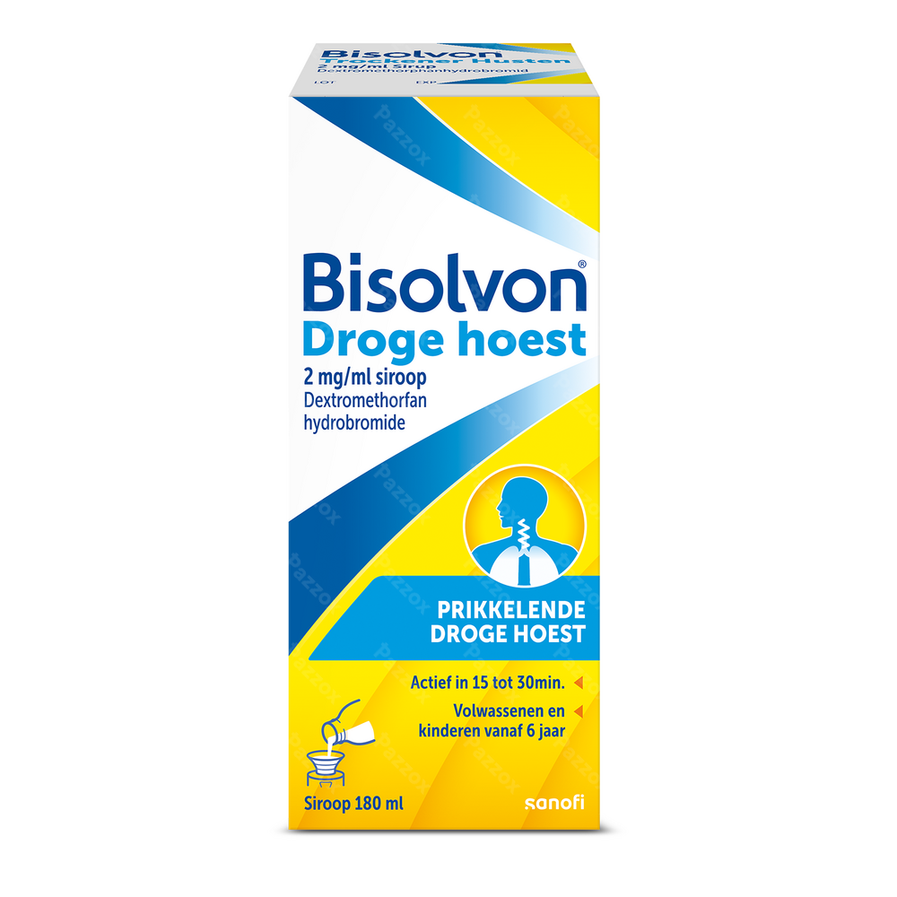 Bisolvon  Droge hoest 2% Siroop 180ml