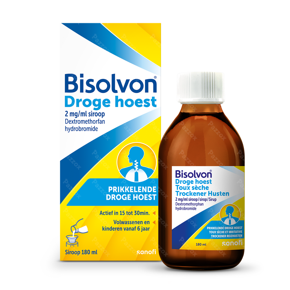 Bisolvon  Droge hoest 2% Siroop 180ml