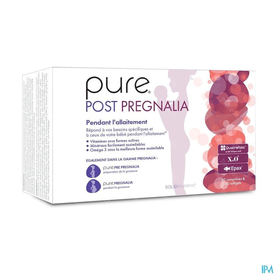 Pure Post Pregnalia Comp 30 + Softcaps 30