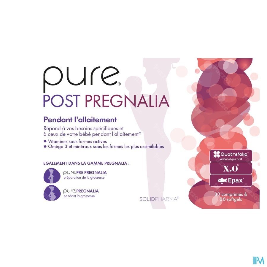 Pure Post Pregnalia Comp 30 + Softcaps 30