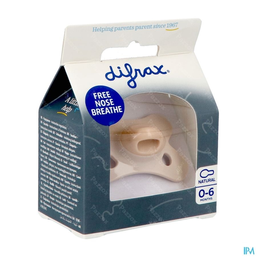 Difrax Sucette Natural 0-6m Special Edition Earth