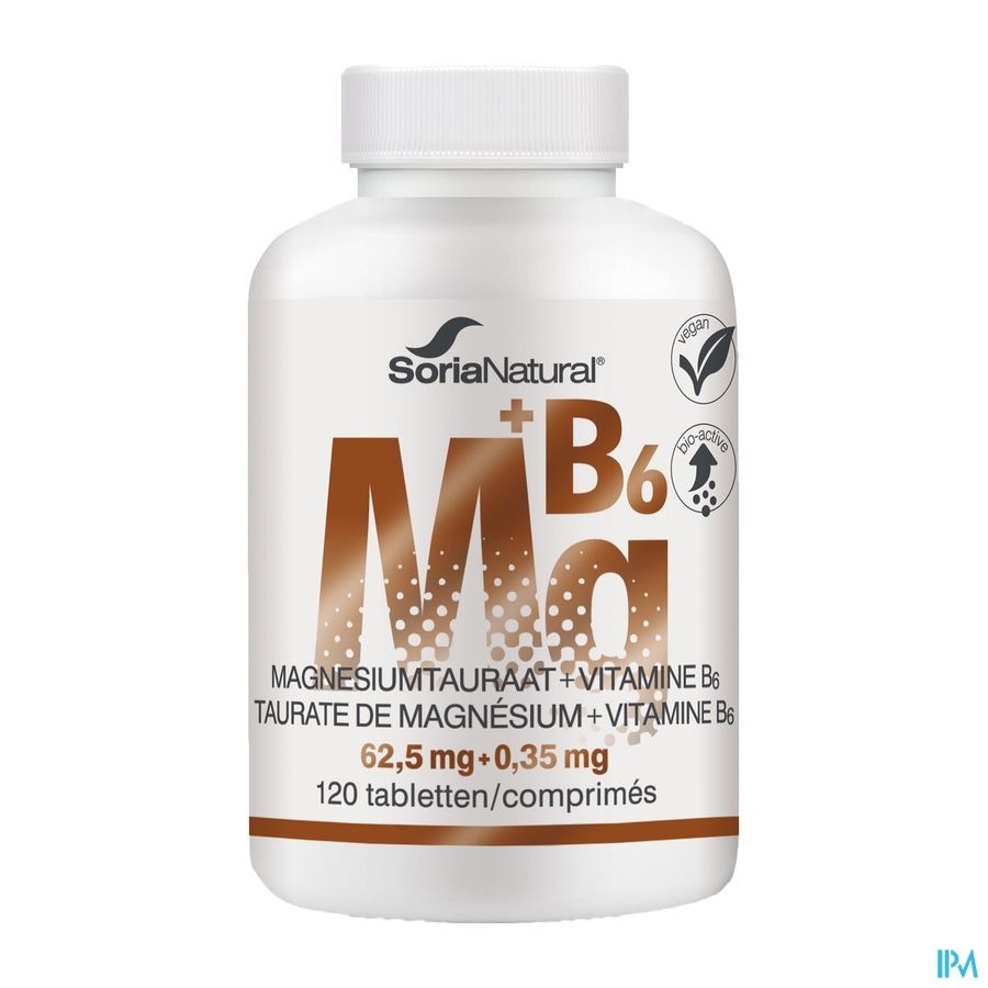 Soria Magnesiumtauraat Bio Actief Tabl 120