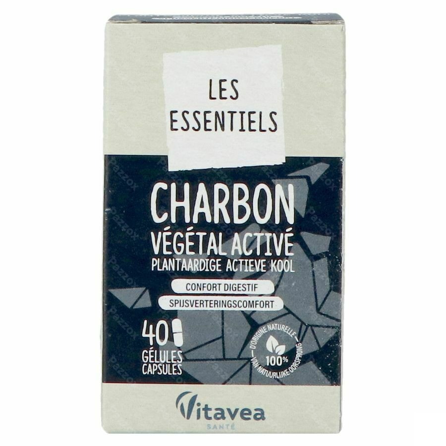 Vitavea Plantaardige Actieve Kool Caps 40