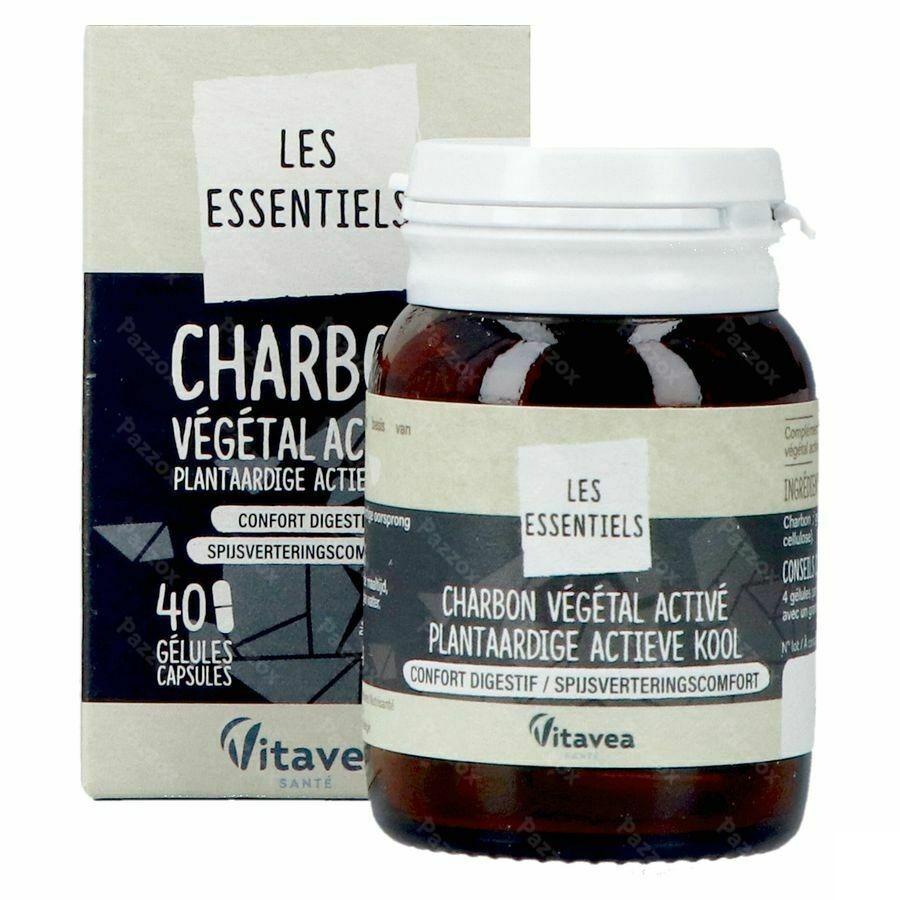 Vitavea Plantaardige Actieve Kool Caps 40