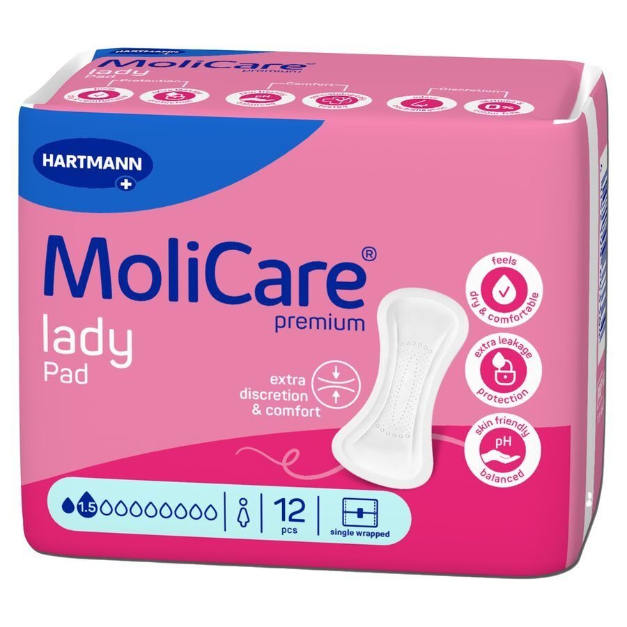 Molicare Premium Lady Pad 1,5 Drops 12 Pièces