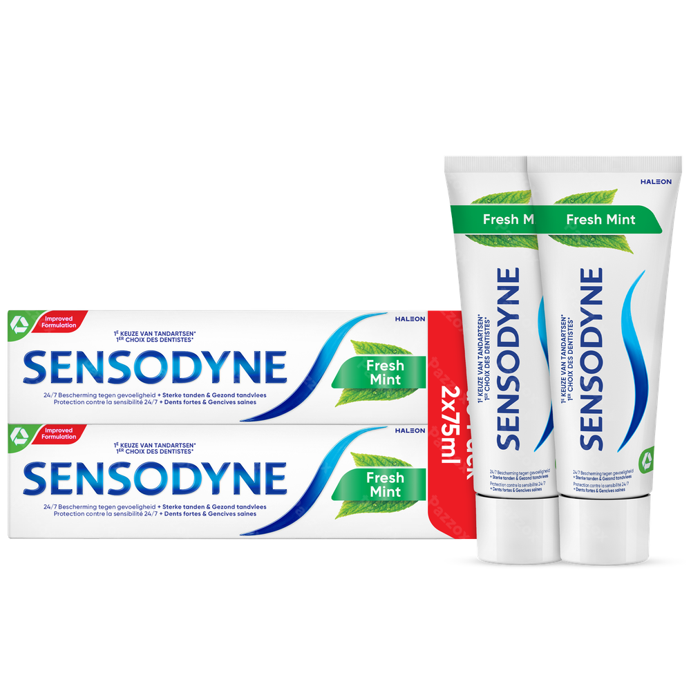Sensodyne Fresh Mint Tandpasta 2x75ml