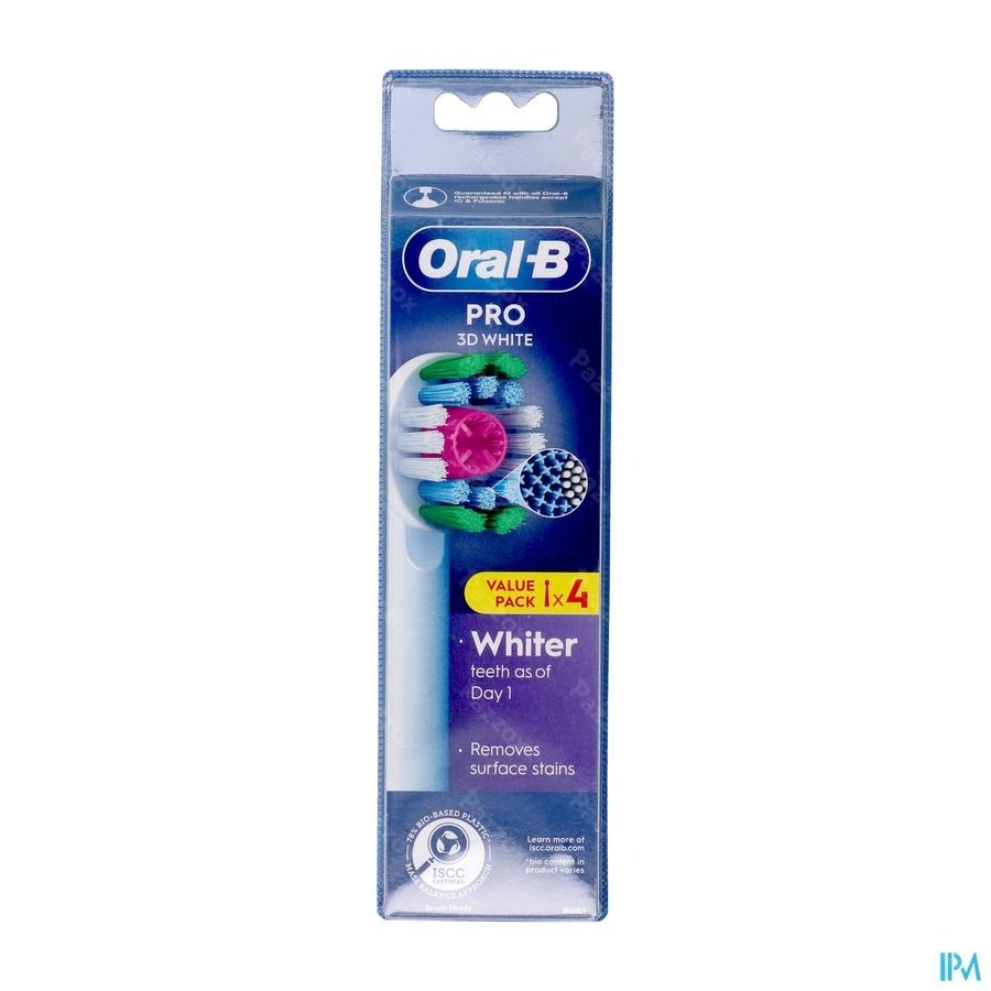 Oral-B 3D White Opzetborstels 4 stuks