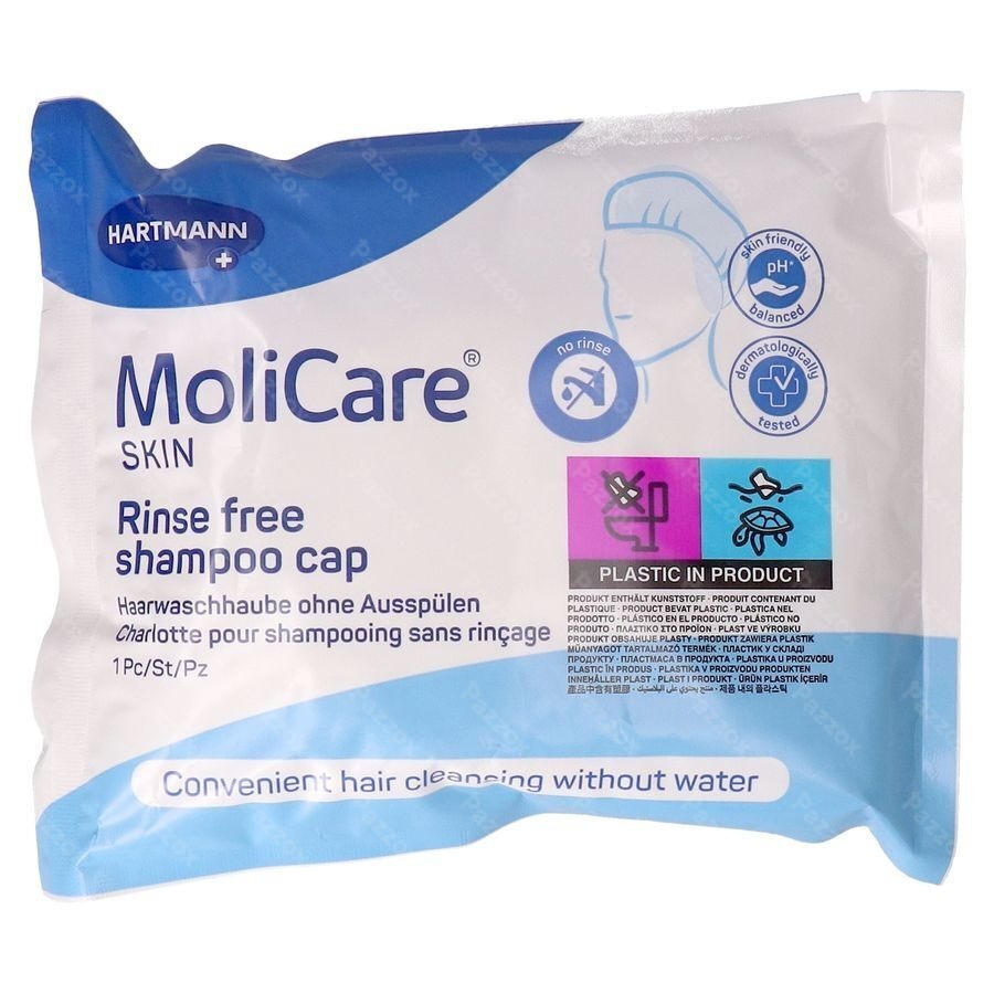 Molicare Skin Rinse Free Shampoo Cap 1 9950770