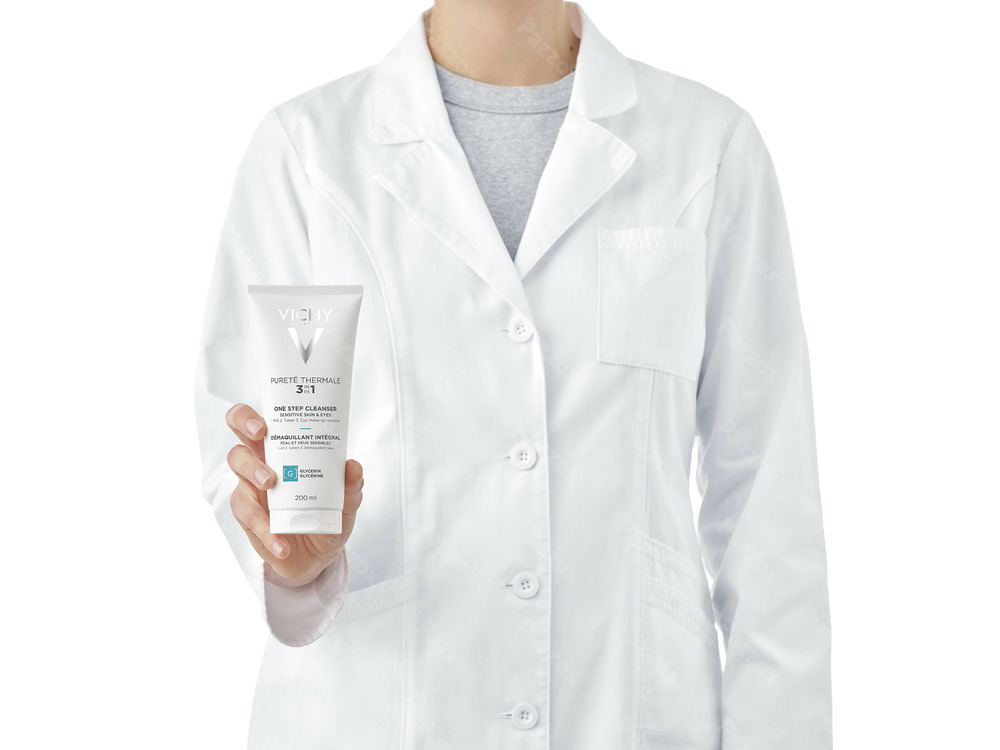 Vichy Pureté Thermale Lotion Nettoyante Démaquillant Intégral 3-en-1 200 ml