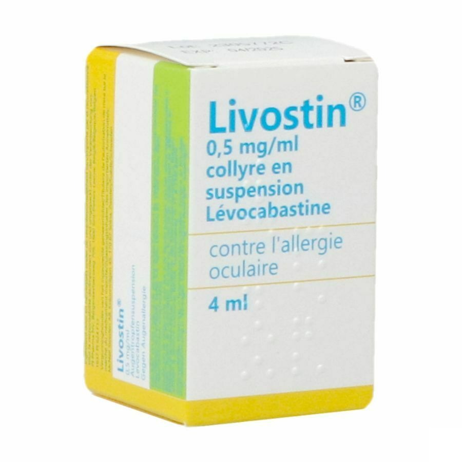 Livostin Pi Pharma 0,5mg/ml Collyre Susp 4ml Pip