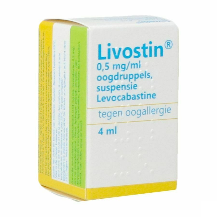 Livostin Pi Pharma 0,5mg/ml Oogdruppels 4ml