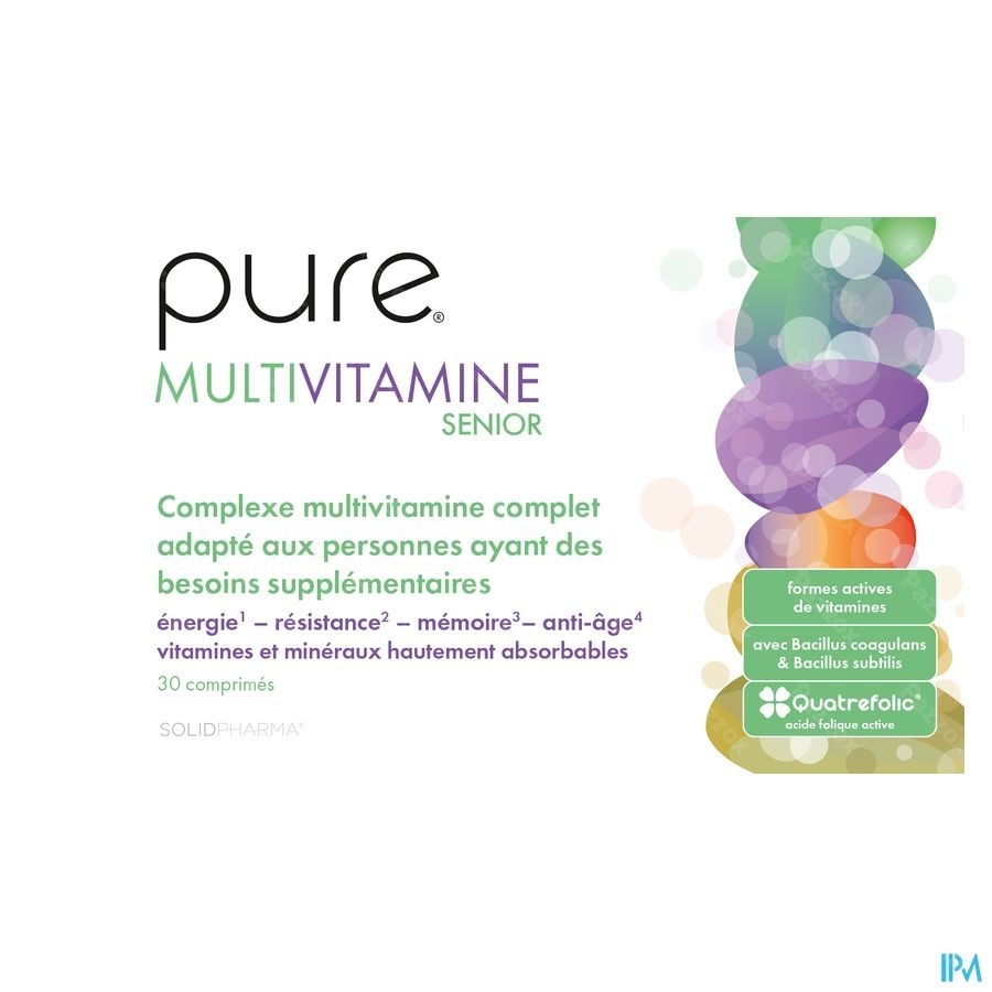 Pure Multivitamine Senior Comp 30