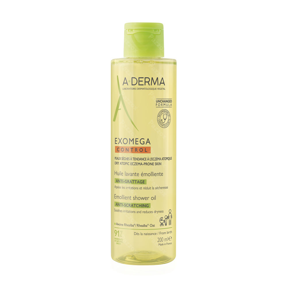 A-Derma Exomega Control Emoliërende Wasolie 200ml