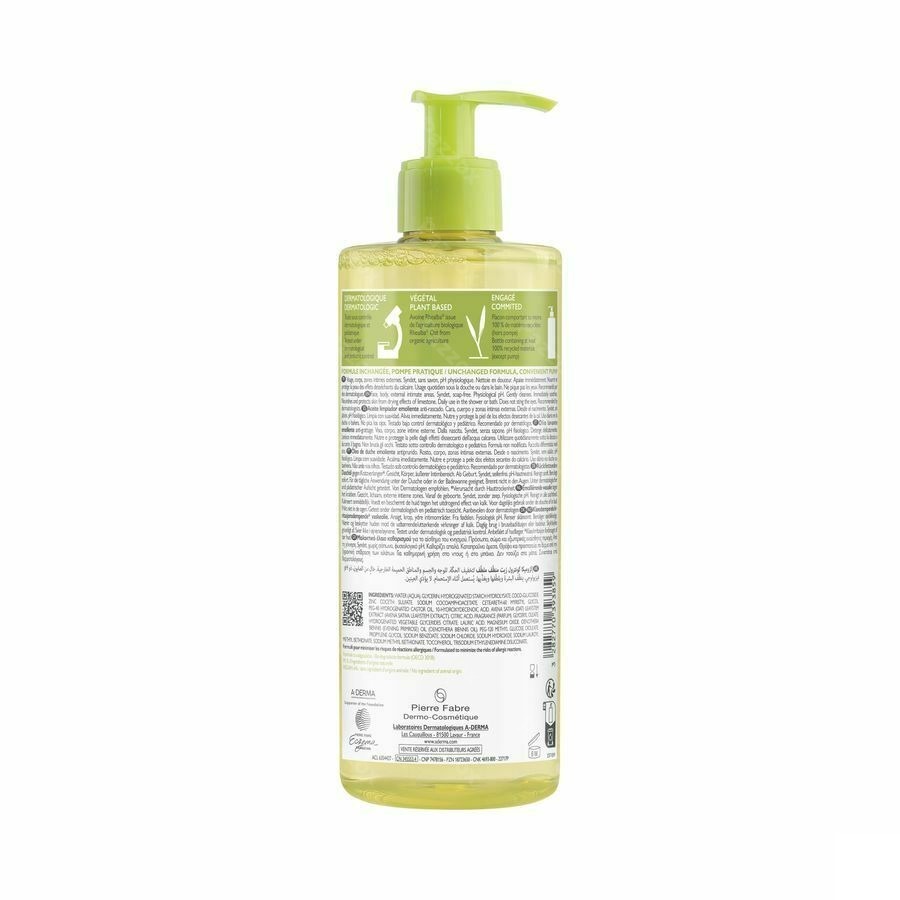 A-Derma Exomega Control Huile Lavante 500ml