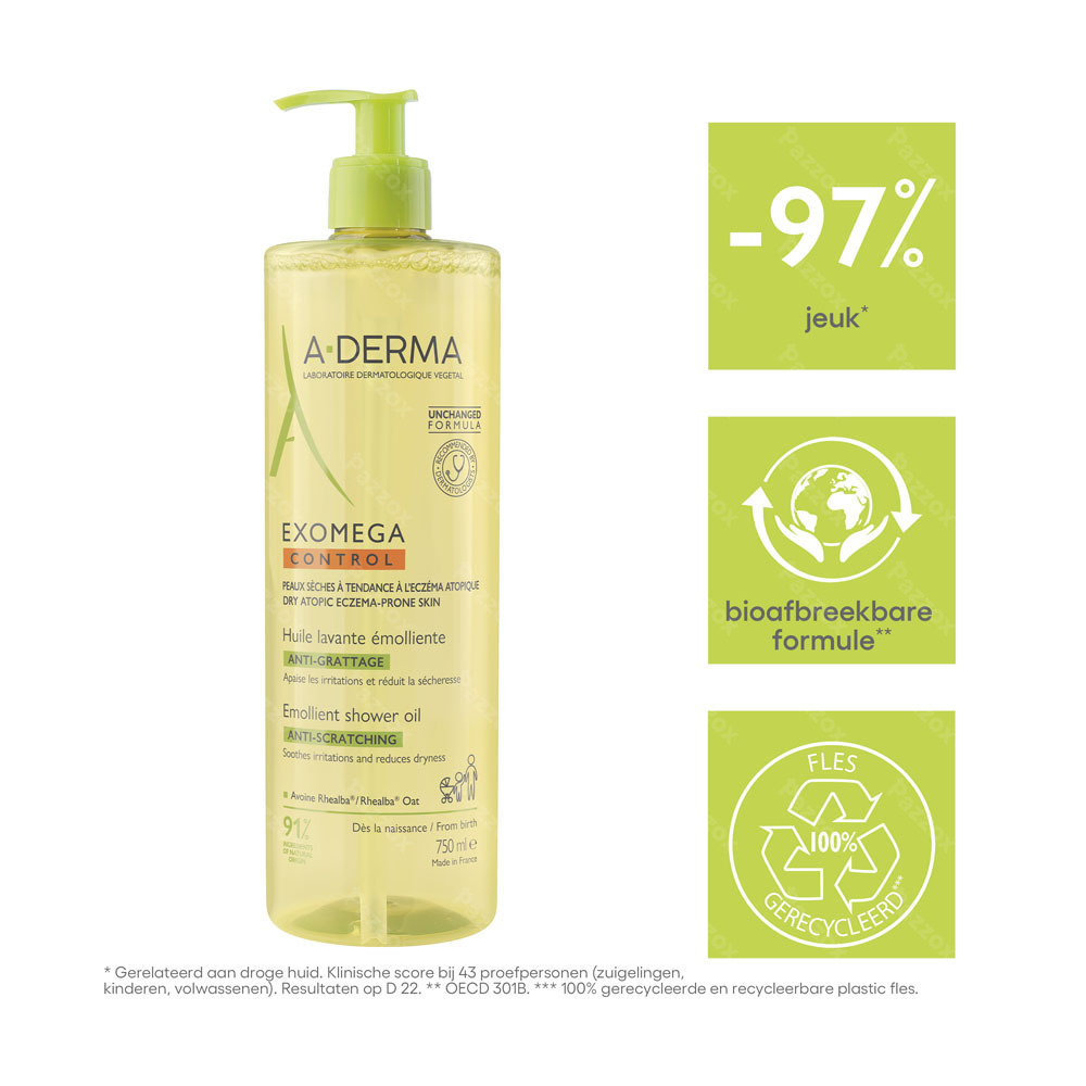 A-Derma Exomega Control Emolierende Wasolie 750ml