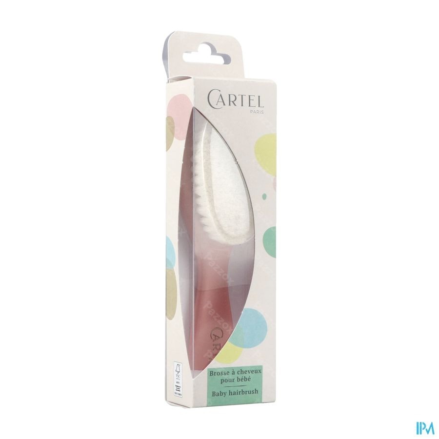 Cartel Brosse Cheveux Bebe Rose Asie
