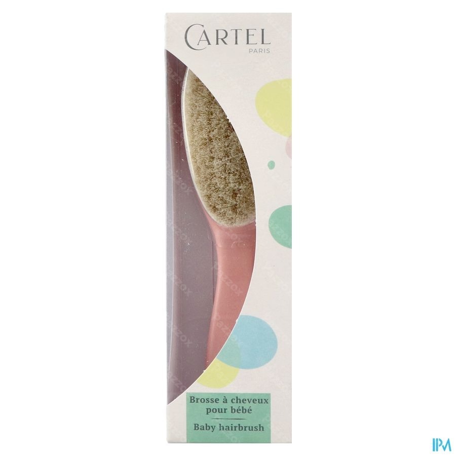 Cartel Brosse Cheveux Bebe Rose Asie