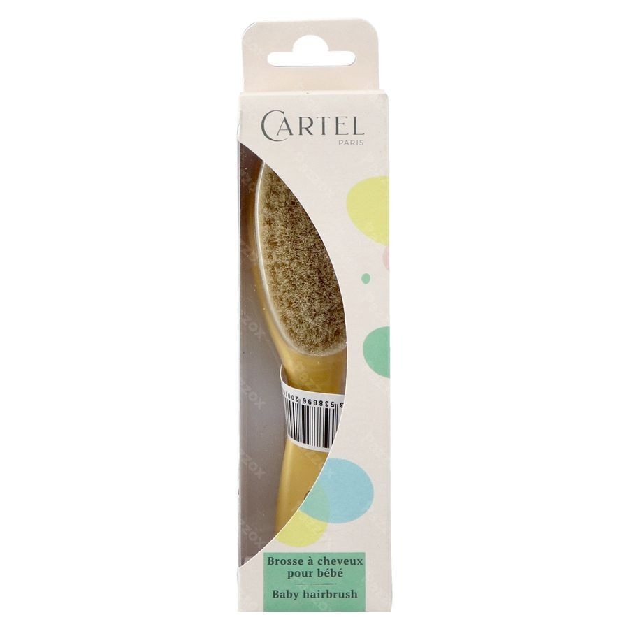 Cartel Brosse Cheveux Bebe Jaune Asie