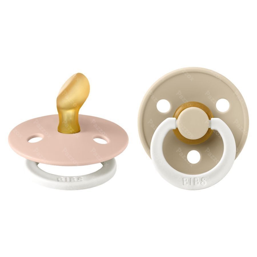 Bibs 1 Sucette Anatomic Glow Duo Vani/blush