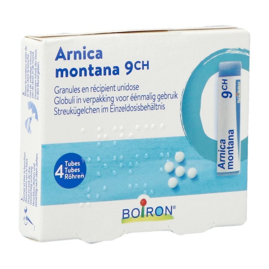 Arnica Montana 9ch Homeopack Gl 4x1g Boiron