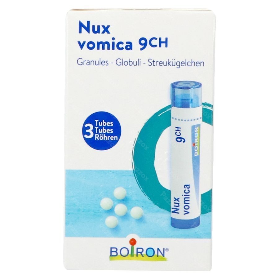 Boiron Nux Vomica 9CH Granulen Homeopack 3x4g