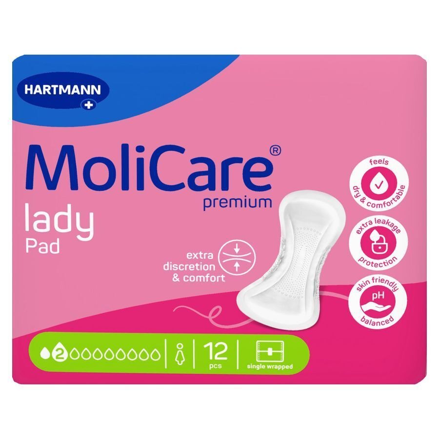 Molicare Premium Lady Pad 2 Drops 26,5x11cm 12