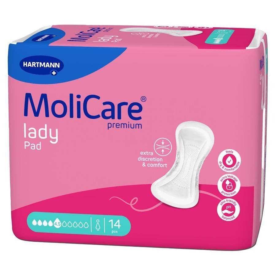 Molicare Premium Lady Pad 4,5 Drops 43x16cm 14