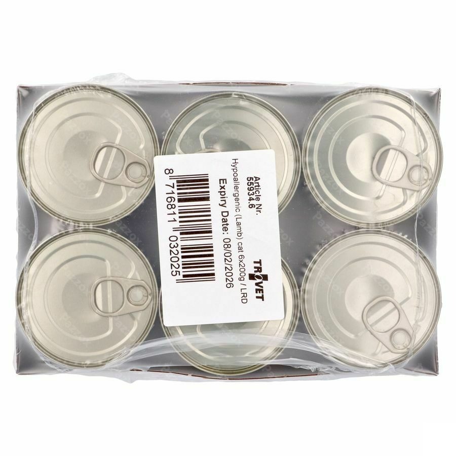 Trovet Lrd Chat Hypoallergenic Lamb 6x200g Vmd